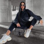 Komplet dres welurowy Peta Ola Voga stalowy