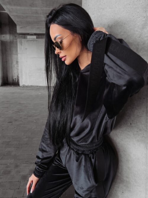 Komplet dres welurowy Peta Ola Voga czarny