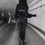 Komplet damski bawełniany Calista Ola Voga czarny