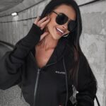 Komplet damski bawełniany Calista Ola Voga czarny