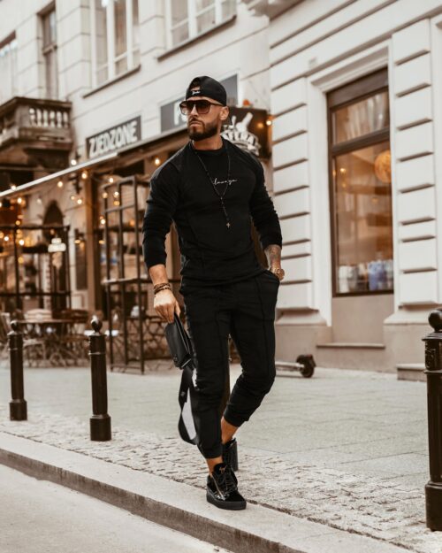 Komplet męski Ola Voga Velvet Master czarny