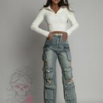 Sweterek moherowy Alija ecru