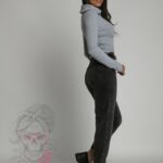 Spodnie jeansowe boyfriend Togo grafitowe