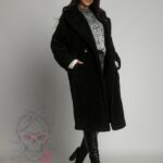 Płaszcz miś Teddy Coat czarny