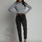 Sweterek moherowy Alija szary