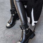 Botki bikery Come Rock czarne