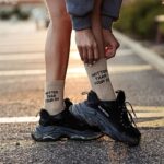 Skarpety damskie sportowe HOTTER THAN YOUR EX beżowe