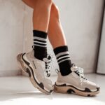 Skarpety damskie bezuciskowe sportowe czarne