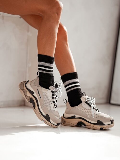 Skarpety damskie bezuciskowe sportowe czarne