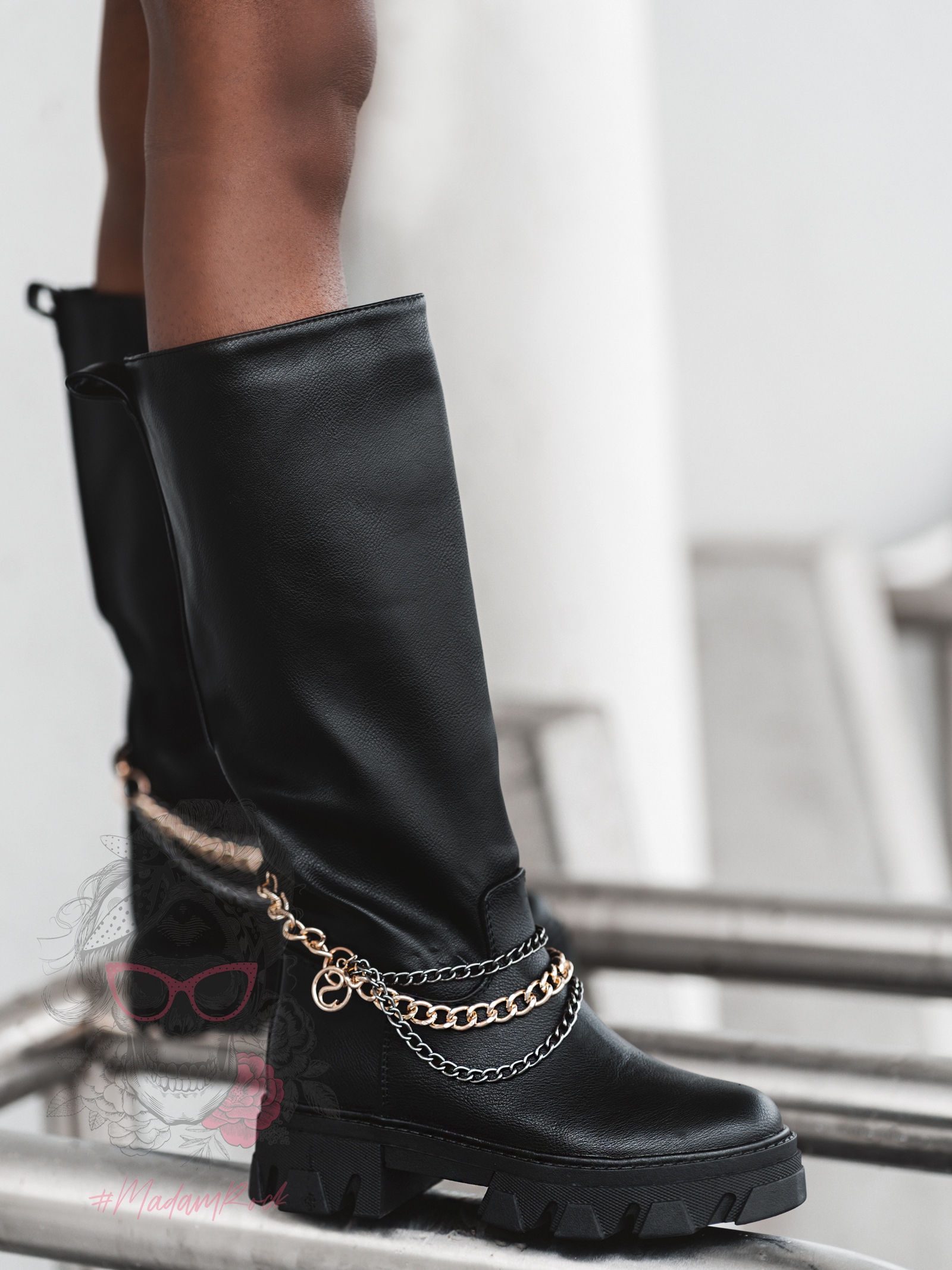 Kozaki ocieplane Madam Univers czarne Kozaki ocieplane Madam Univers czarne