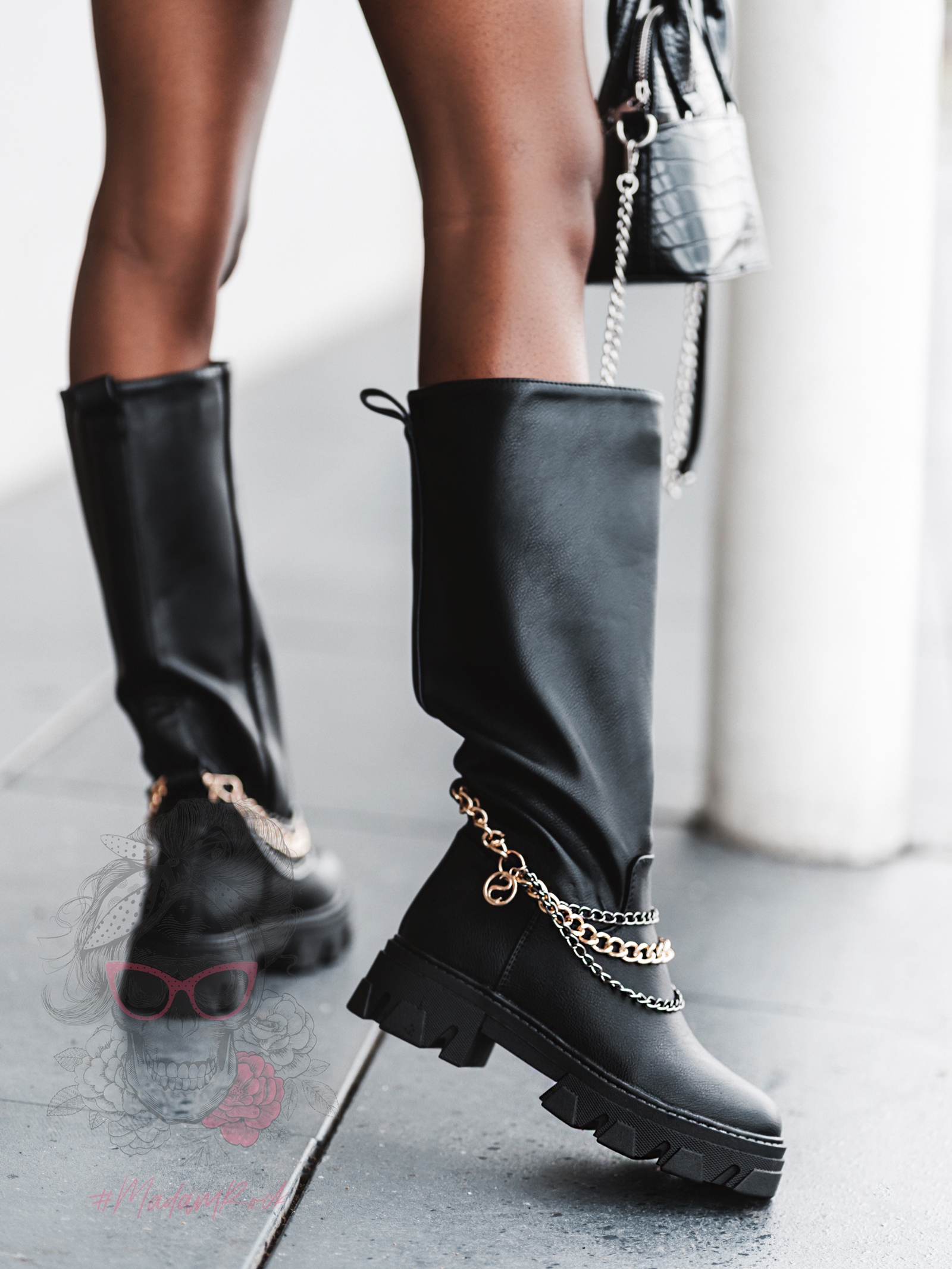 Kozaki ocieplane Madam Univers czarne