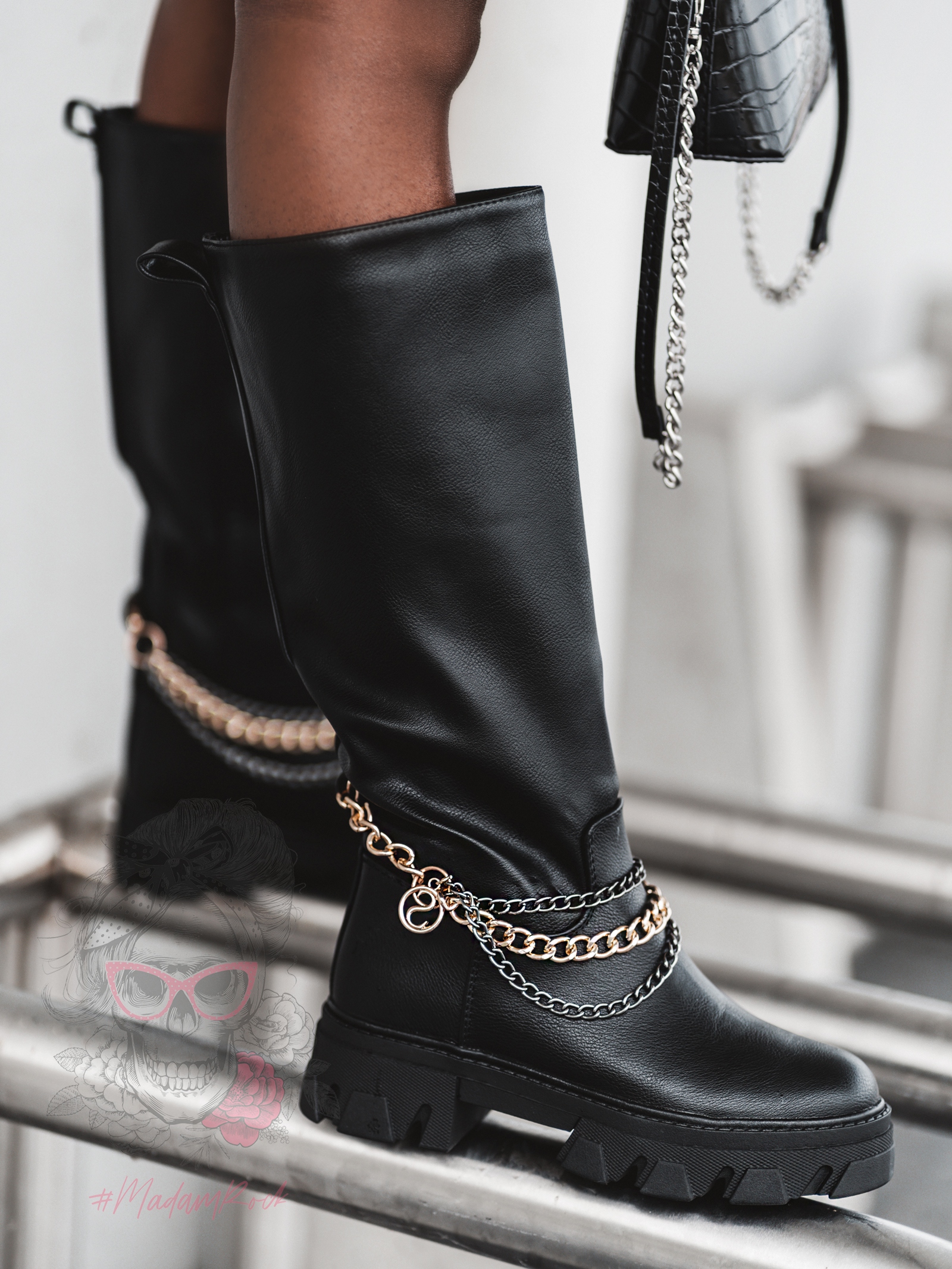 Kozaki ocieplane Madam Univers czarne Kozaki ocieplane Madam Univers czarne