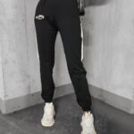 Spodnie dresowe z lampasem Parla Ola Voga czarne