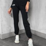 Spodnie dresowe z lampasem Parla Ola Voga czarne