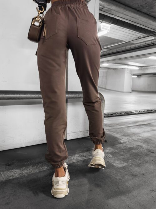 Spodnie dresowe z lampasem Parla Ola Voga cappuccino