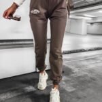 Spodnie dresowe z lampasem Parla Ola Voga cappuccino