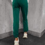 Spodnie dresowe z lampasem Parla Ola Voga zielone