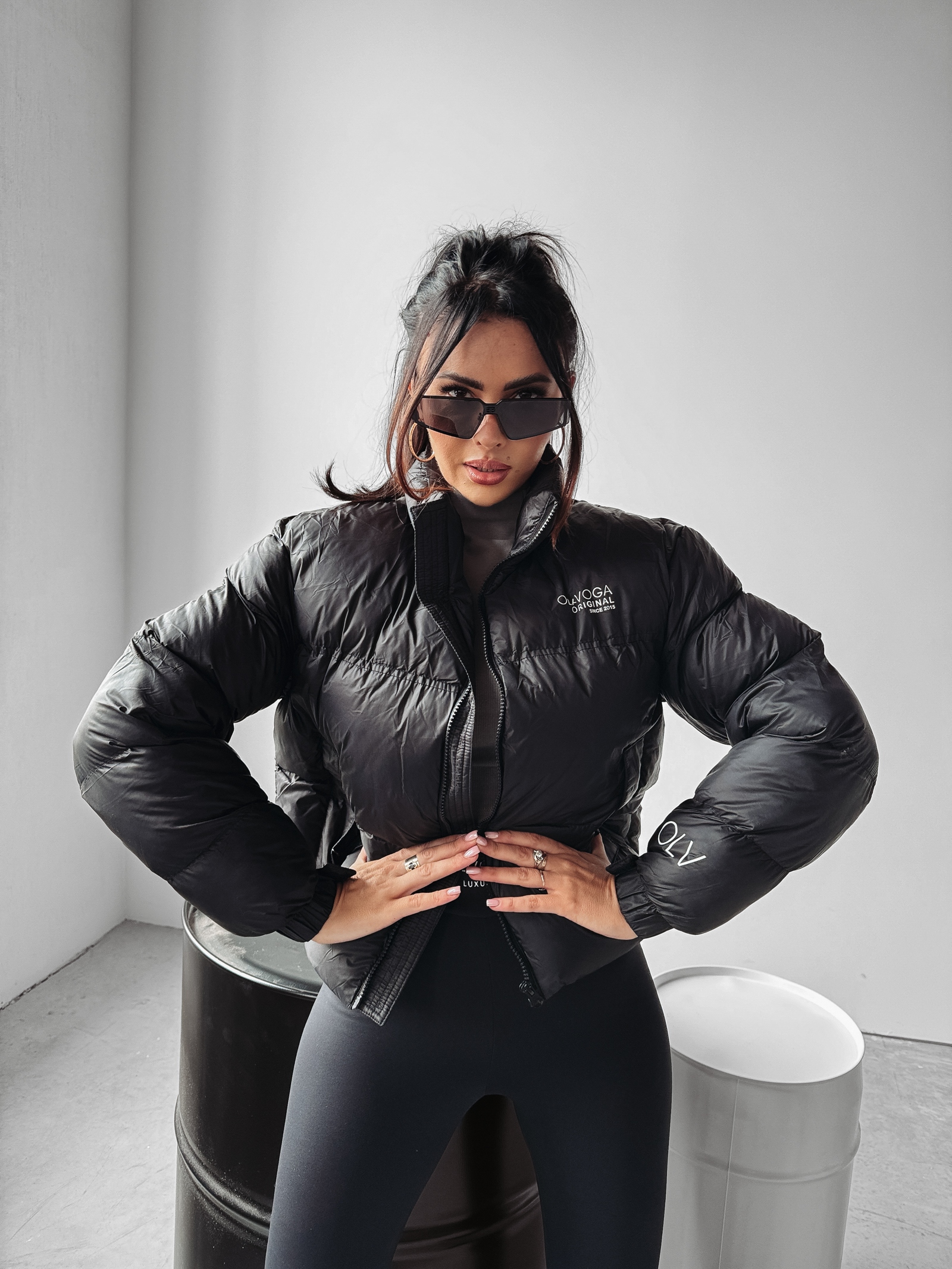 Kurtka damska puchowa Sky Ola Voga czarna