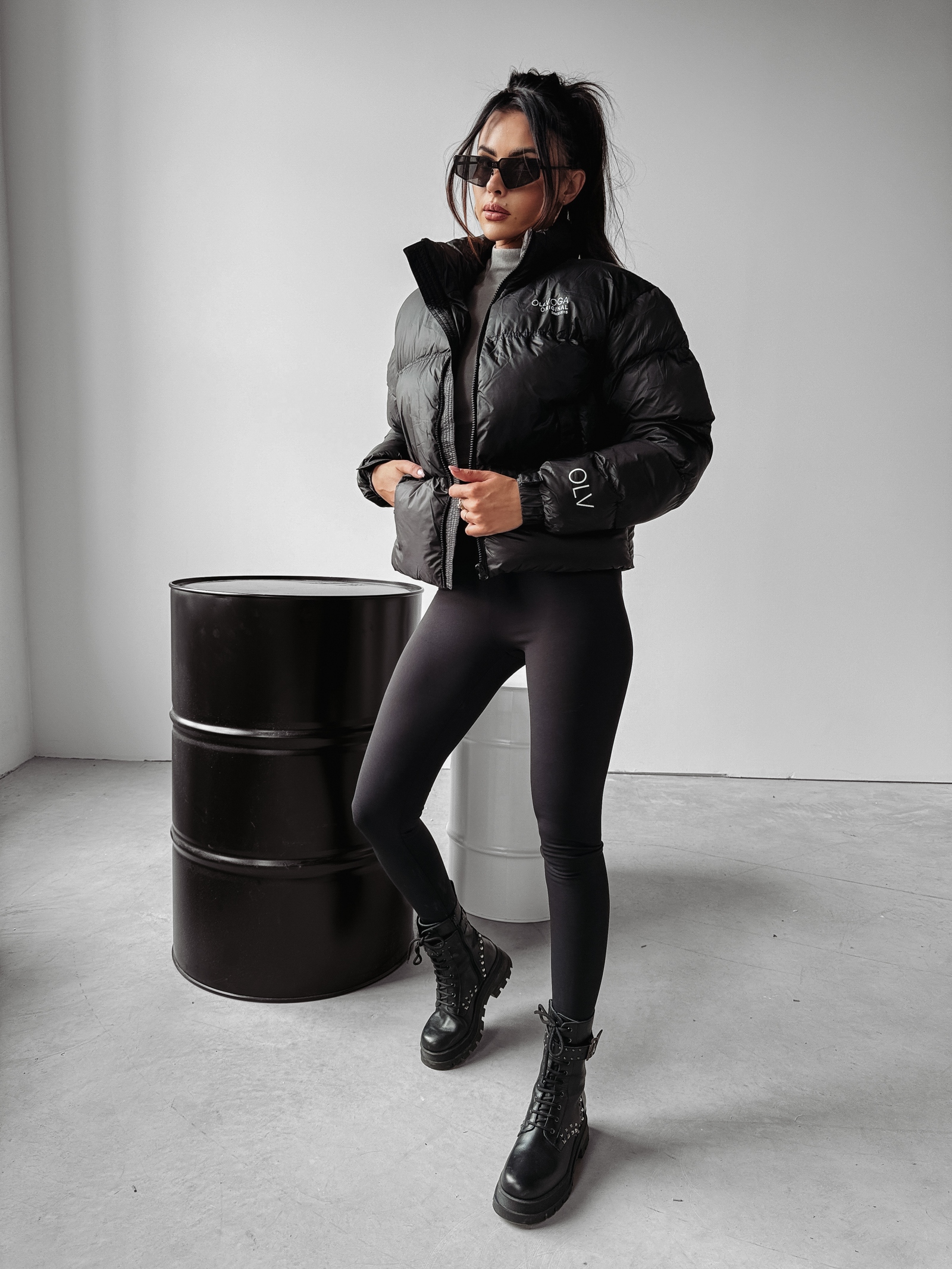 Kurtka damska puchowa Sky Ola Voga czarna