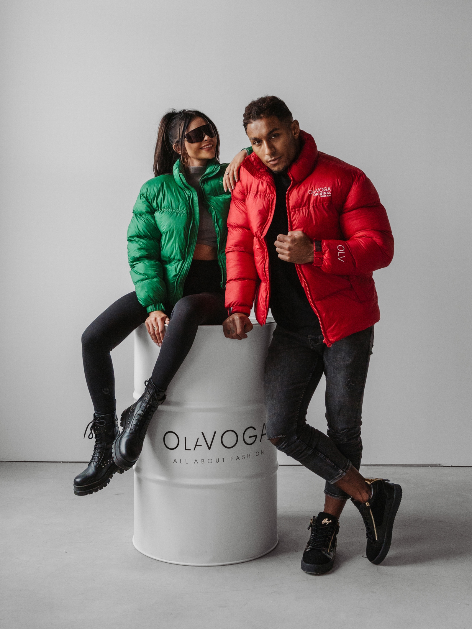 Kurtka męska puchowa Titan Ola Voga czerwona