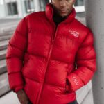 Kurtka męska puchowa Titan Ola Voga czerwona