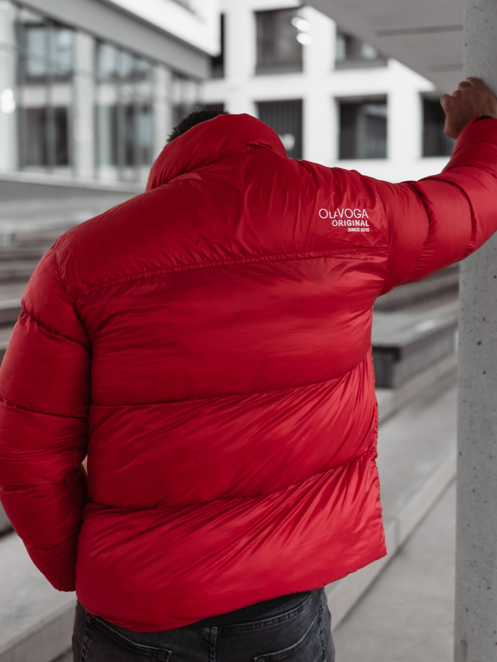 Kurtka męska puchowa Titan Ola Voga czerwona Kurtka męska puchowa Titan Ola Voga czerwona