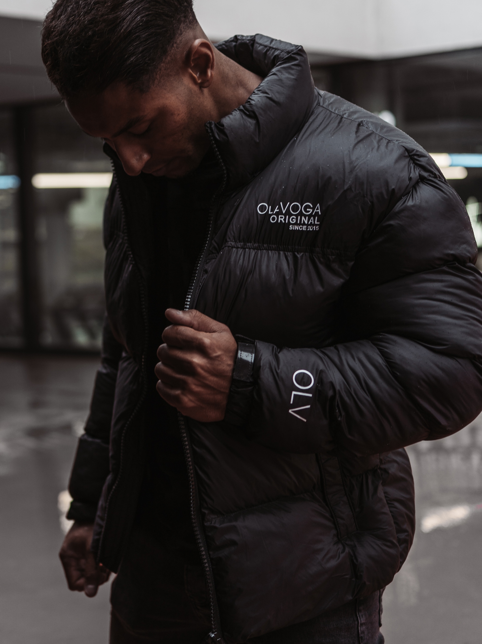 Kurtka męska puchowa Titan Ola Voga czarna