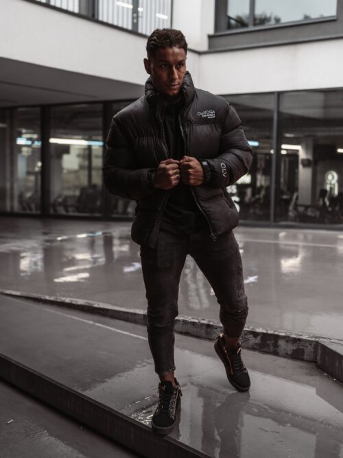 Kurtka męska puchowa Titan Ola Voga czarna