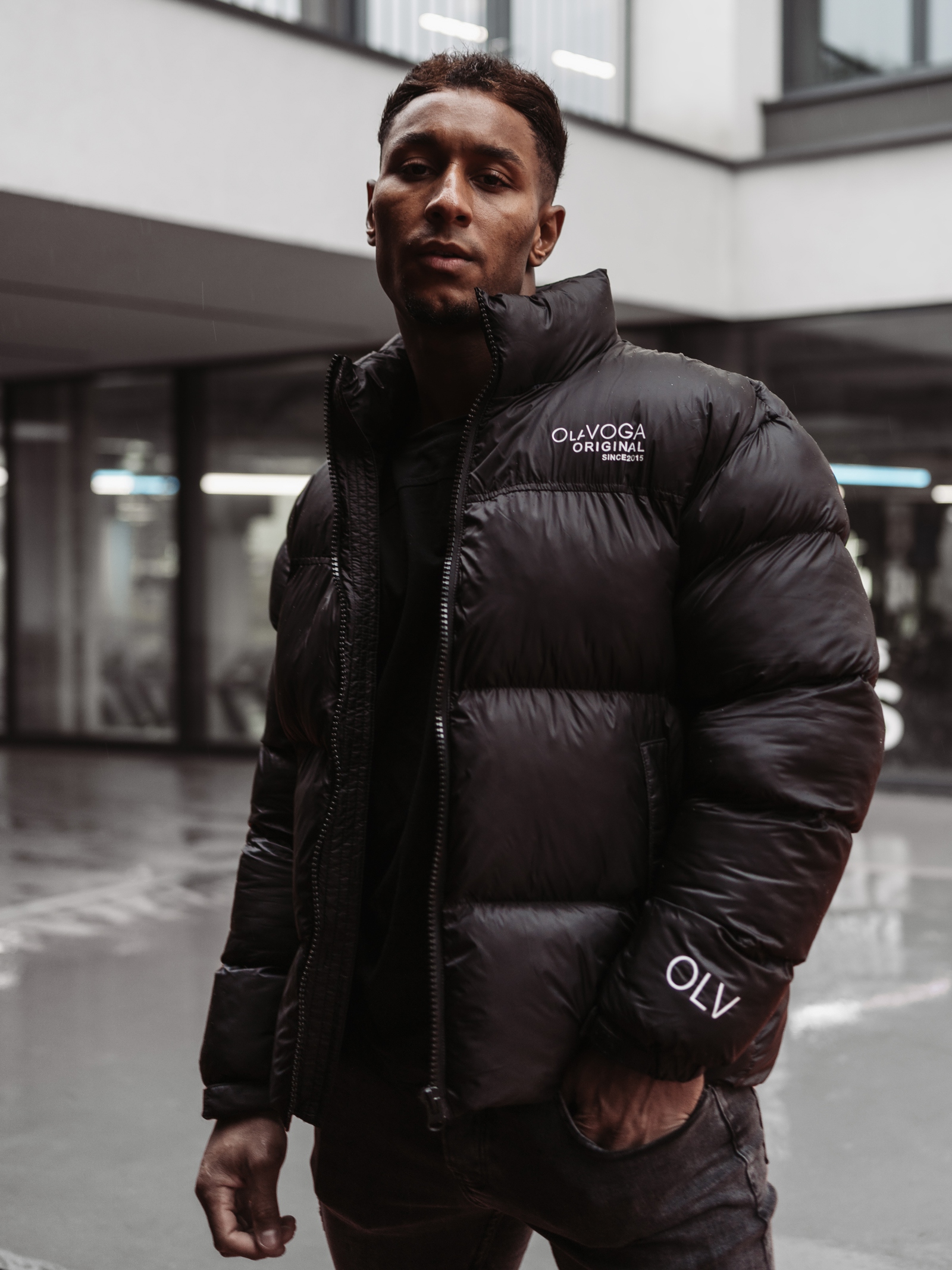 Kurtka męska puchowa Titan Ola Voga czarna Kurtka męska puchowa Titan Ola Voga czarna