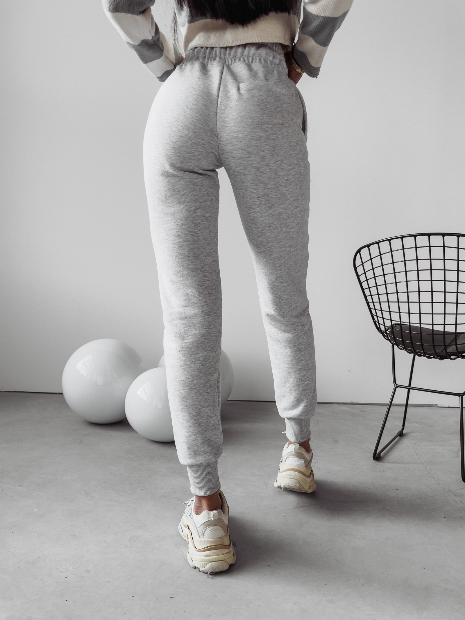 Spodnie joggery sportowe Mone Ola Voga j.szare Spodnie joggery sportowe Mone Ola Voga j.szare