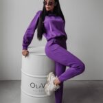 Spodnie dresowe Akira Ola Voga fioletowe