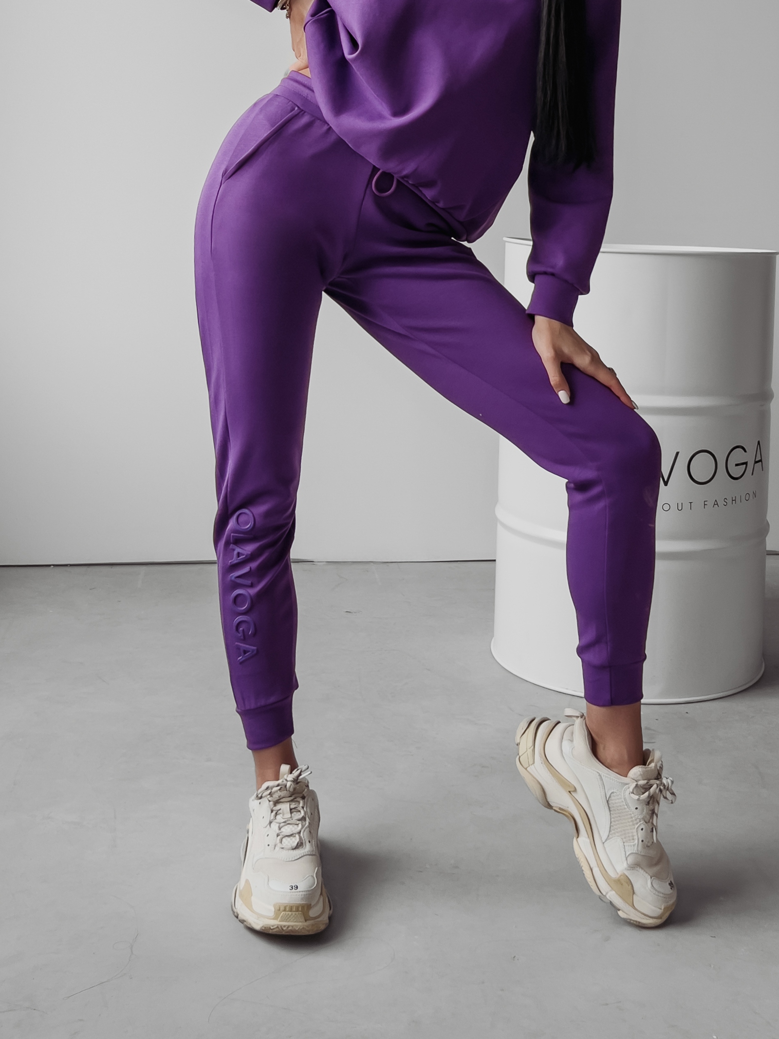 Spodnie dresowe Akira Ola Voga fioletowe