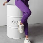 Spodnie dresowe Akira Ola Voga fioletowe