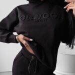 Bluza dresowa klasyczna Frida Ola Voga czarna