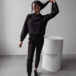 Bluza dresowa klasyczna Frida Ola Voga czarna