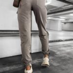 Spodnie dresowe z lampasem Parla Ola Voga beżowe