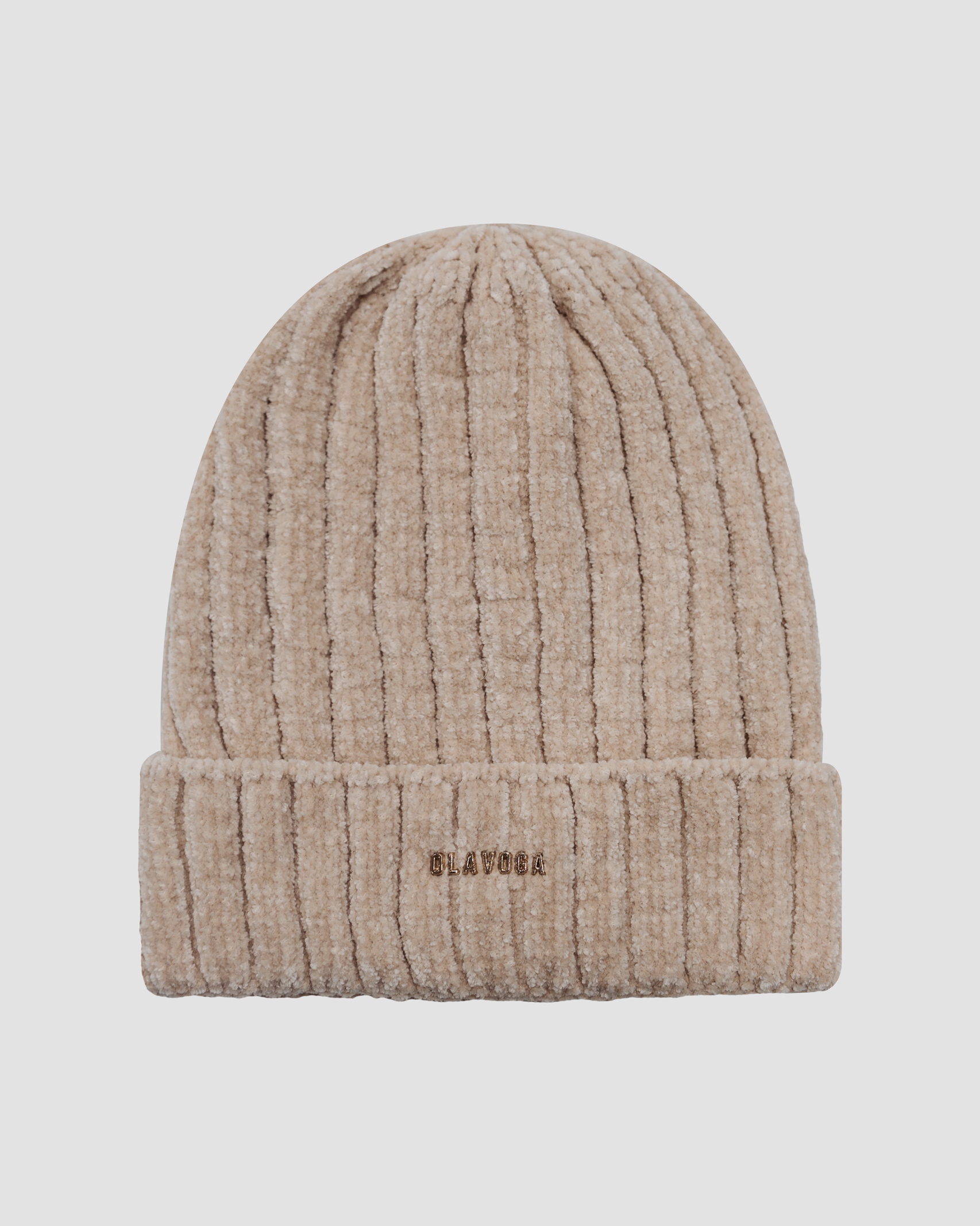 Czapka damska beanie Gaby Ola Voga beżowa