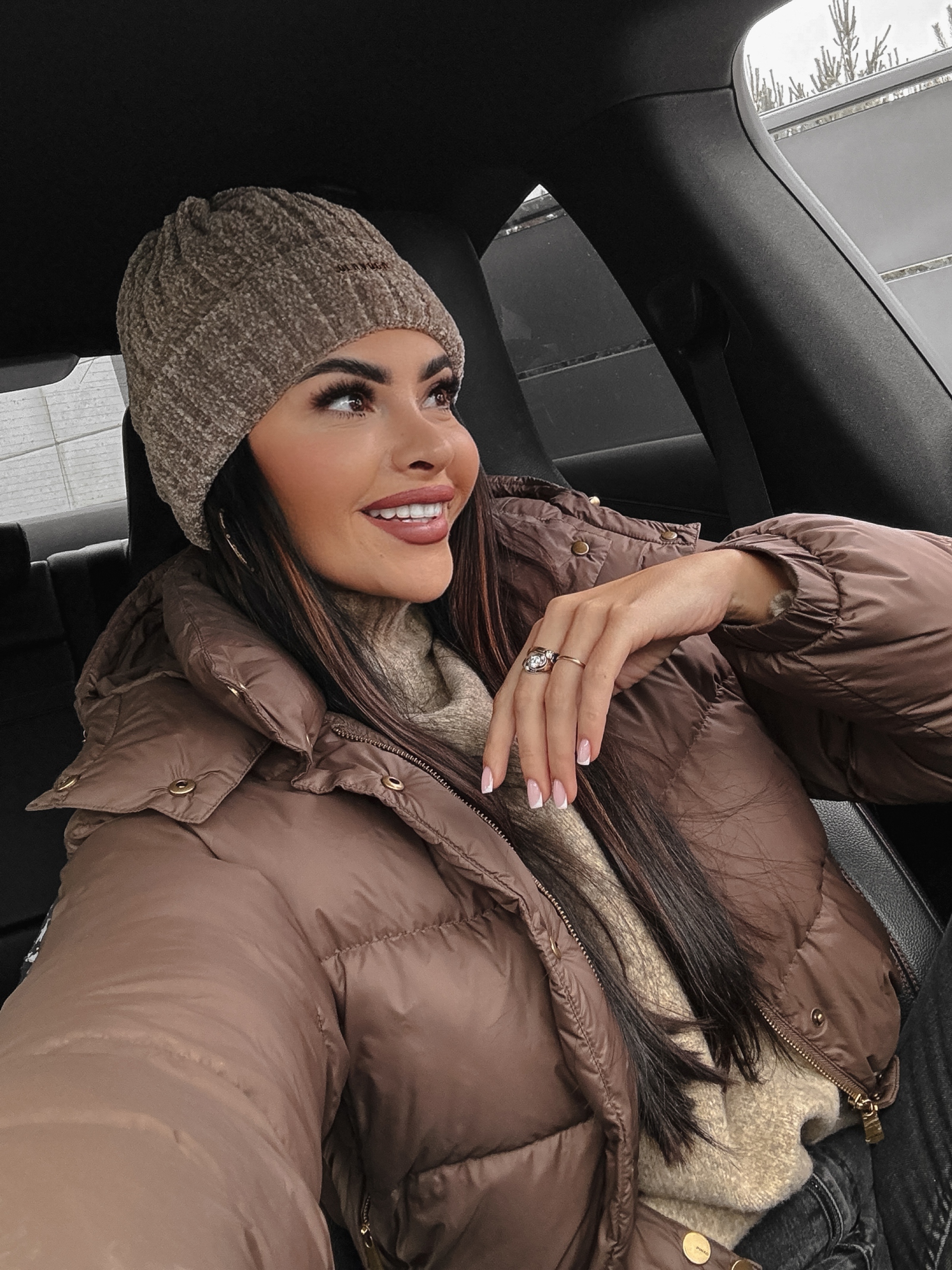 Czapka damska beanie Gaby Ola Voga c.beżowa Czapka damska beanie Gaby Ola Voga c.beżowa