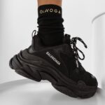 Skarpetki 3-PAK damskie bawełniane Kana Ola Voga czarny