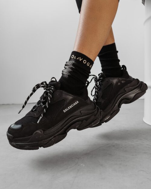 Skarpetki 3-PAK damskie bawełniane Kana Ola Voga czarny