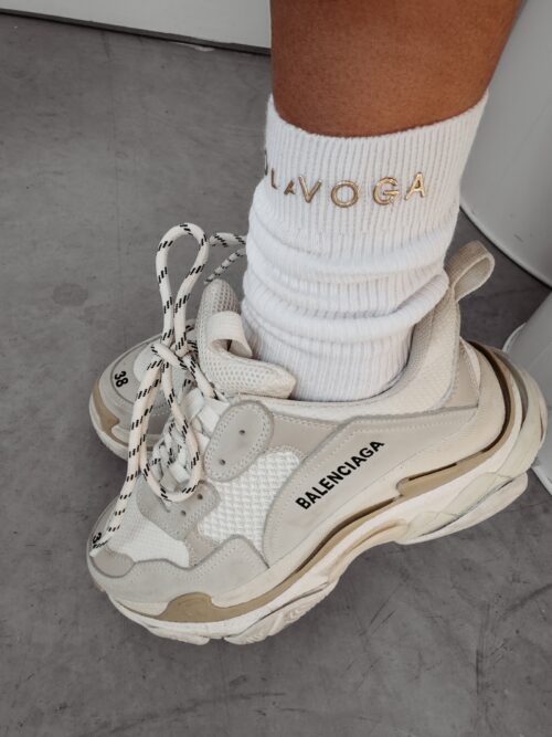 Skarpetki 3-PAK damskie bawełniane Kana Ola Voga białe