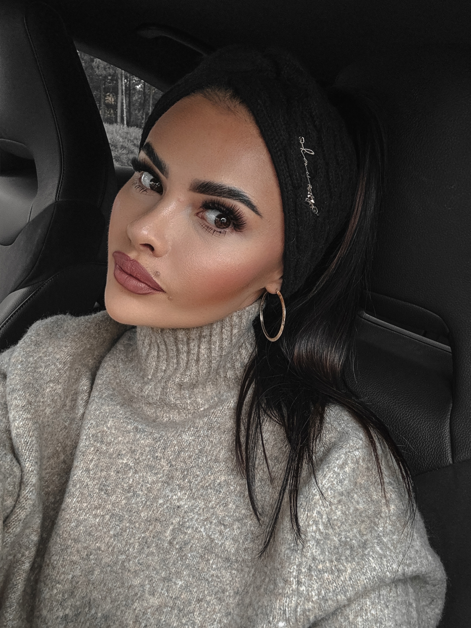 Opaska z wiązaniem Odessa Ola Voga czarna