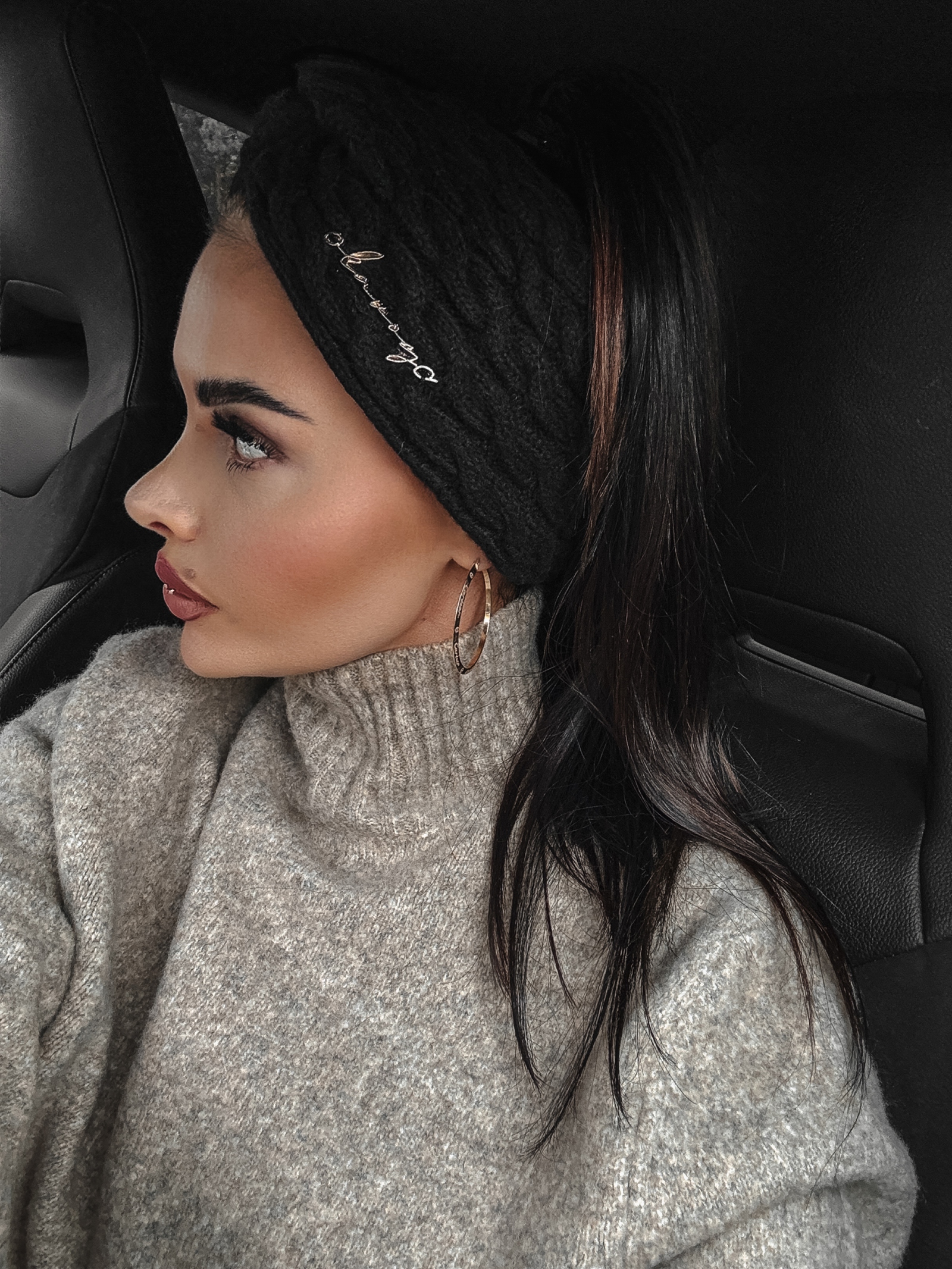 Opaska z wiązaniem Odessa Ola Voga czarna