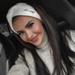 Opaska z wiązaniem Odessa Ola Voga ecru