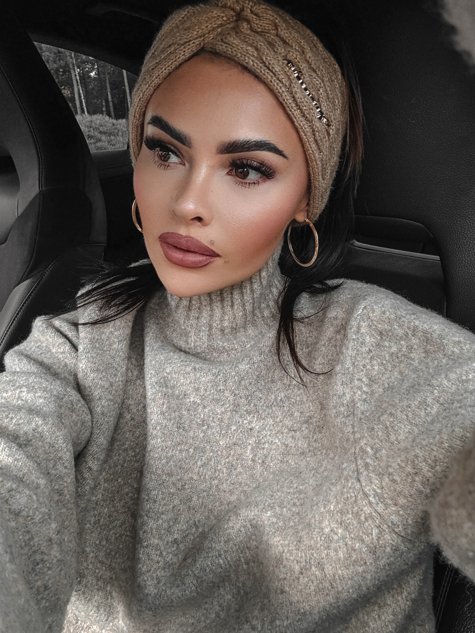 Opaska z wiązaniem Odessa Ola Voga beżowa