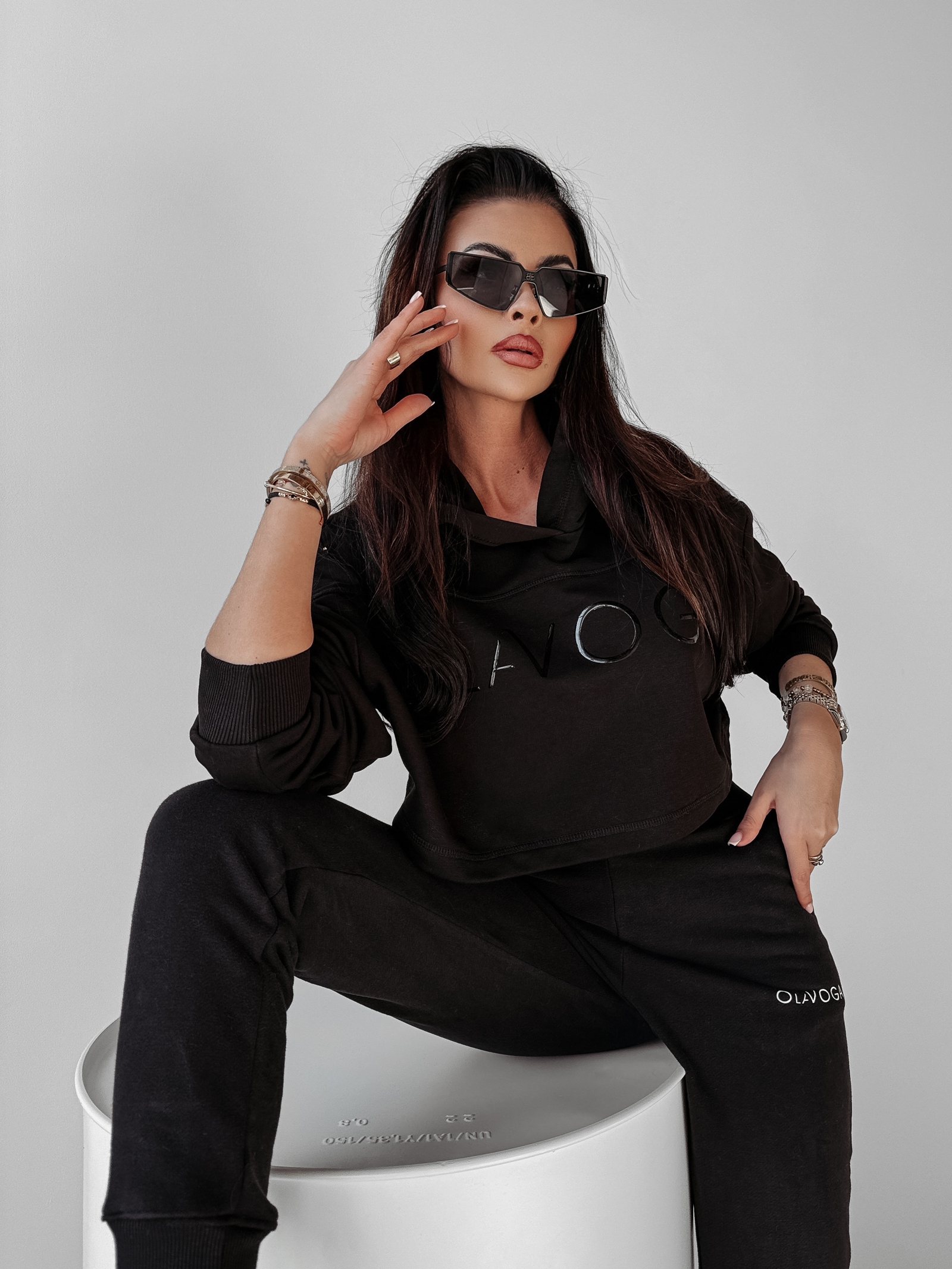 Bluza bawełniana Mirage Ola Voga czarna