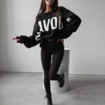 Bluza oversize Sicily Ola Voga czarna