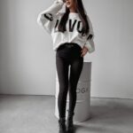 Bluza oversize Sicily Ola Voga ecru