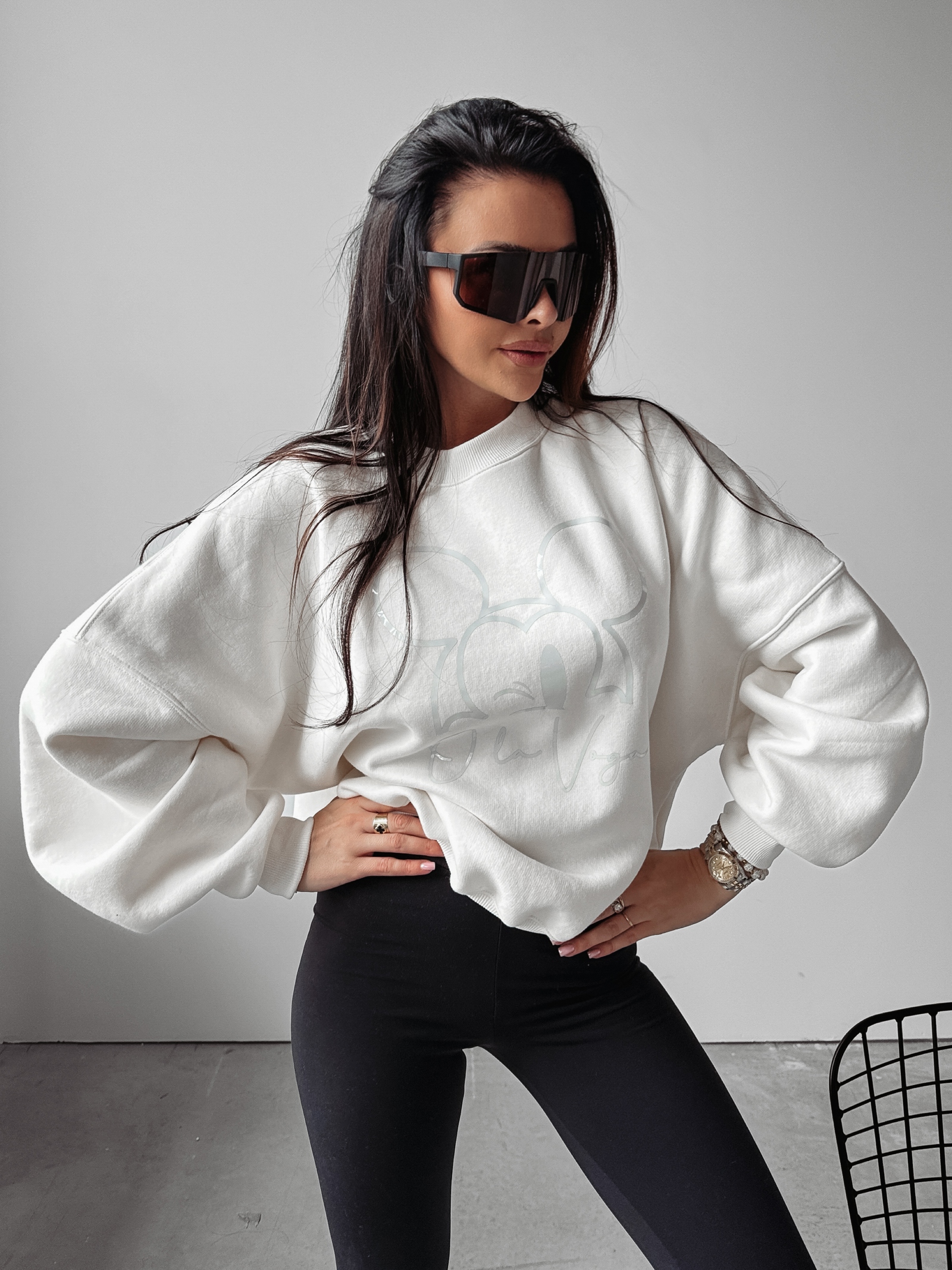 Bluza bawełniana Unity Ola Voga ecru