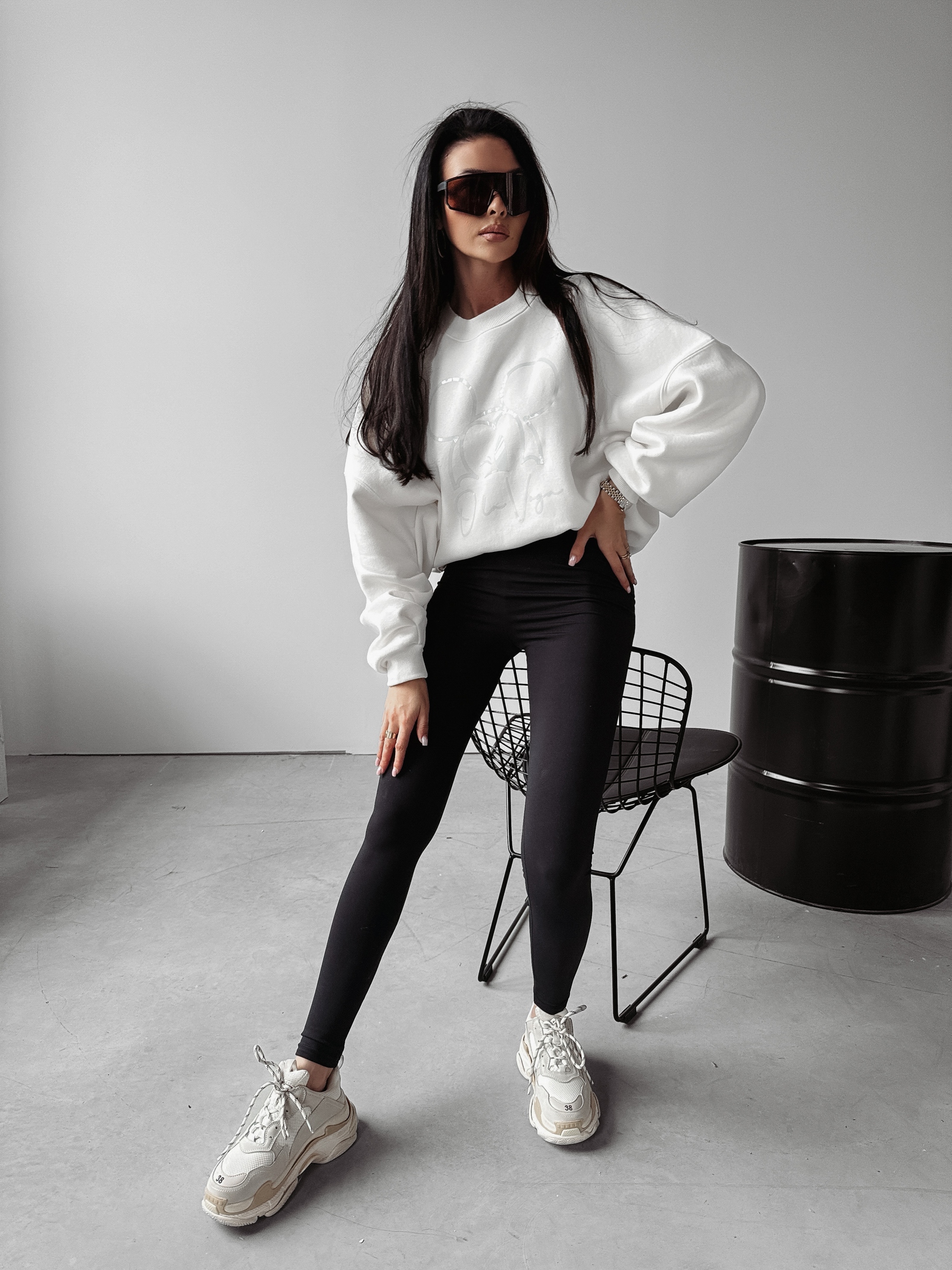 Bluza bawełniana Unity Ola Voga ecru